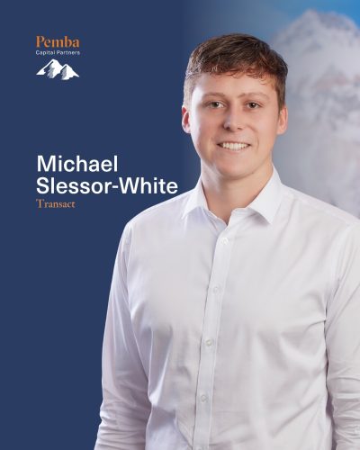 Pemba welcomes Michael Slessor-White